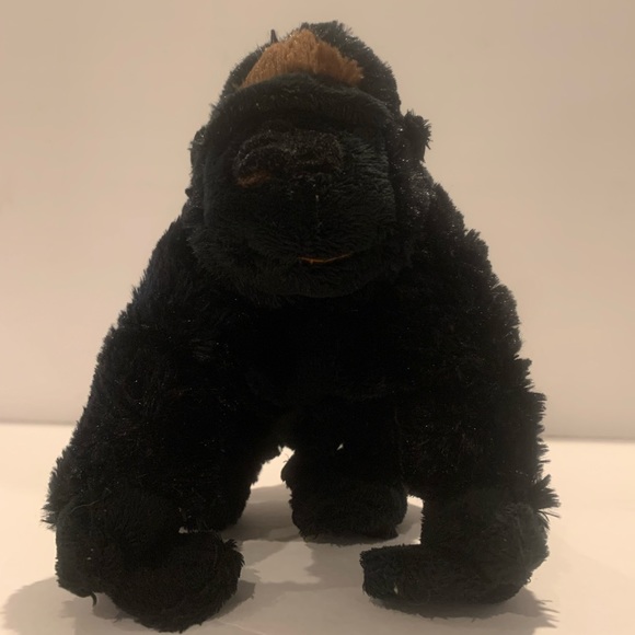 GANZ Webkinz Silverback Gorilla Bean Bag Plush Stuffed Animal Toy HM335 No Code - Picture 2 of 6